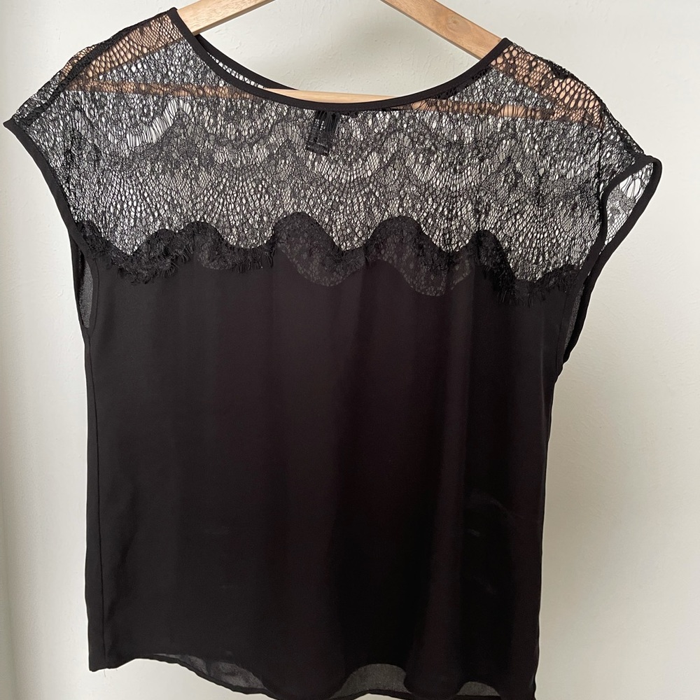 Forever 21 black blouse